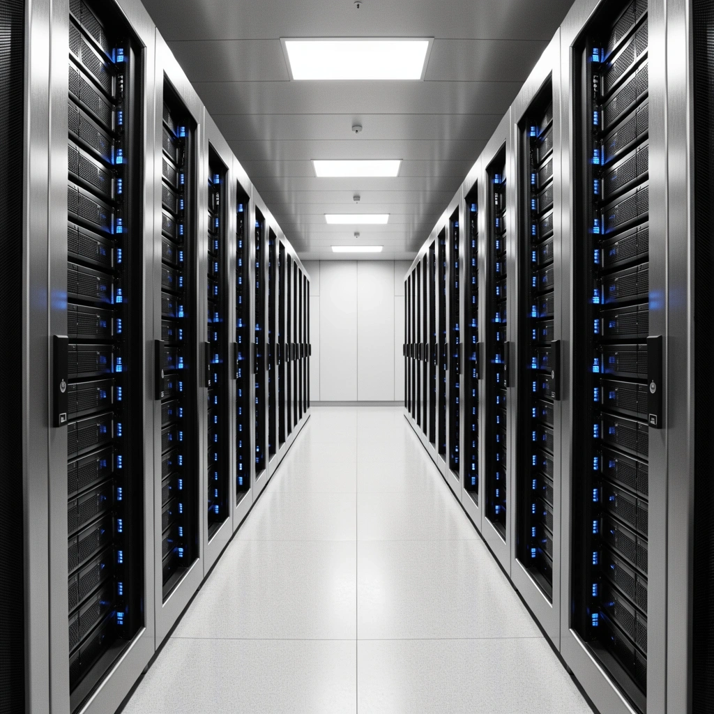 Server room infrastructure at MumbaiMain